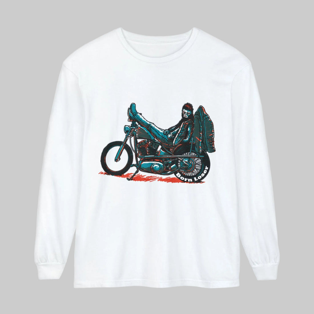 Unisex Garment-dyed Long Sleeve T-Shirt
