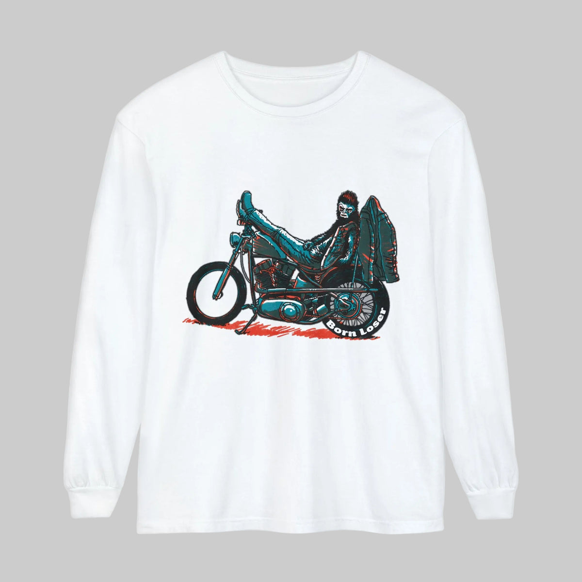 Unisex Garment-dyed Long Sleeve T-Shirt