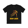 Kids Moto Tee "Born Loser" – Retro Motorcycle Racing T-Shirt for Kids