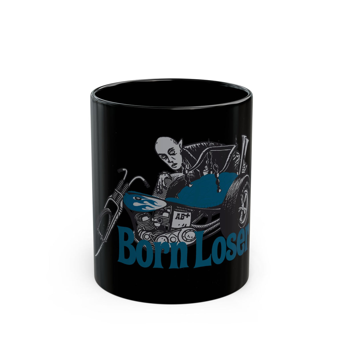 Hot Rod Skull Mug