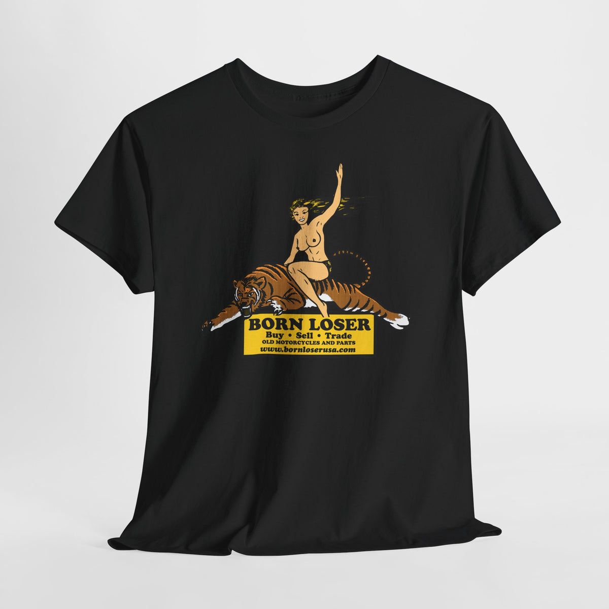 Born Loser Pinup Tiger Tee product photo