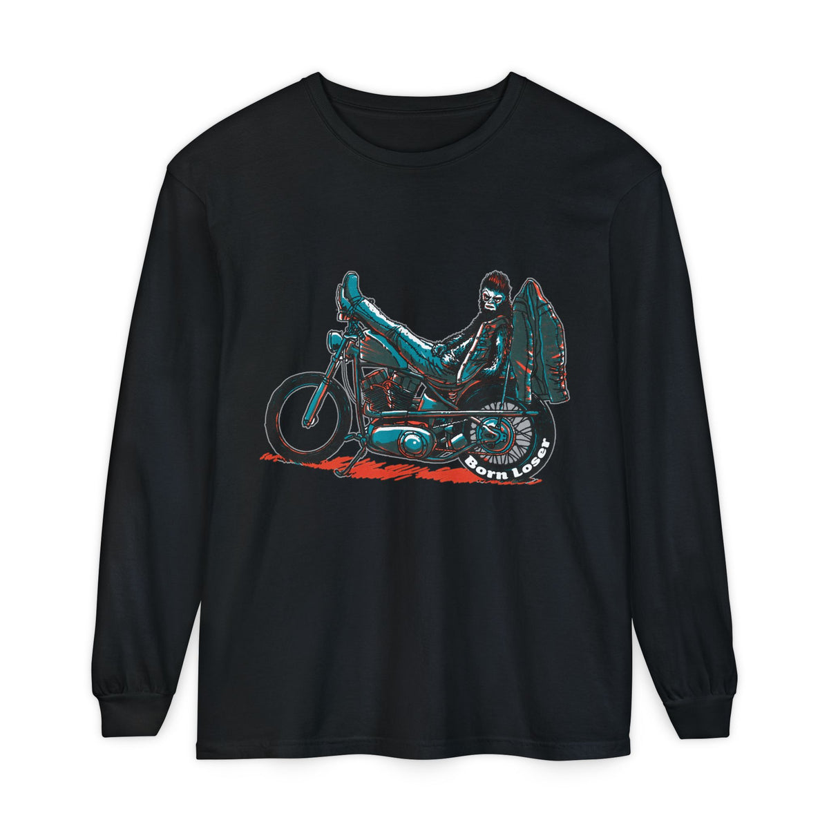 Unisex Garment-dyed Long Sleeve T-Shirt