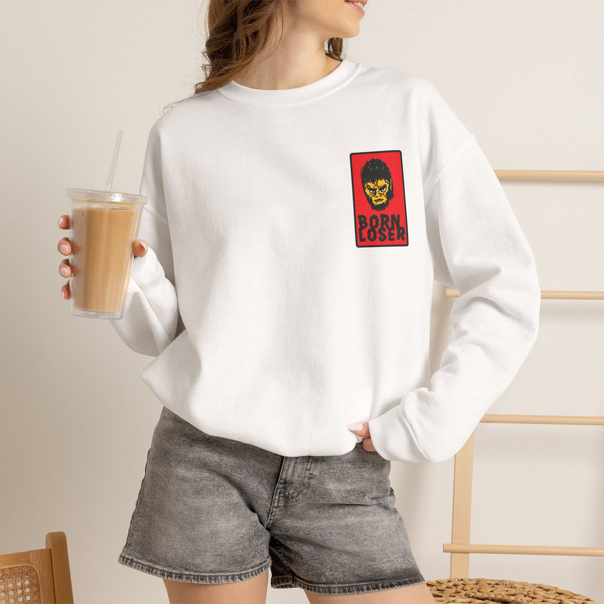 Skull & Lightning Crewneck