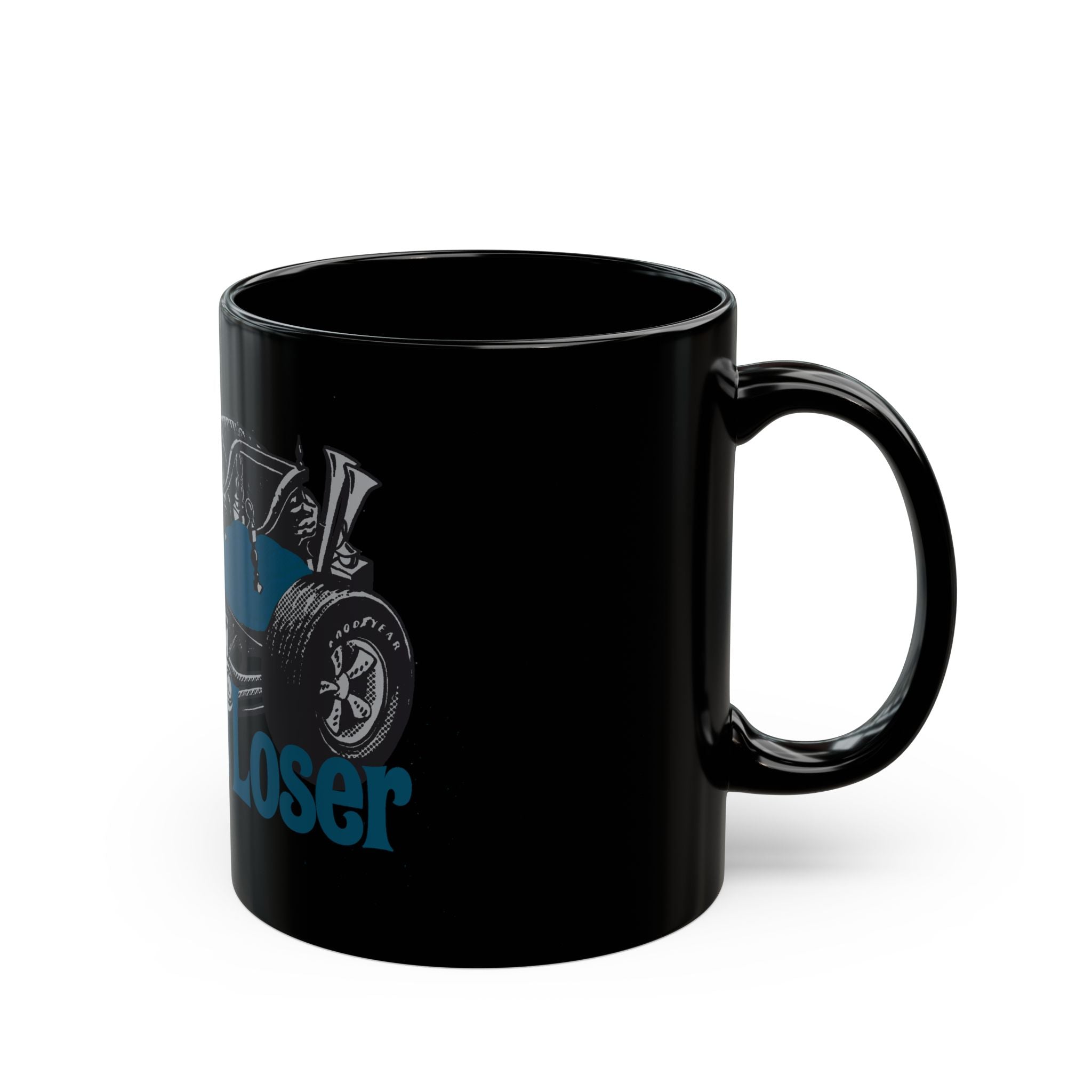 Hot Rod Skull Mug